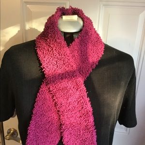 Magenta Scarf; hand made